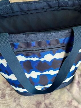 Cooler Insulated Blue Camo Tote Cooler - Navy & Royal